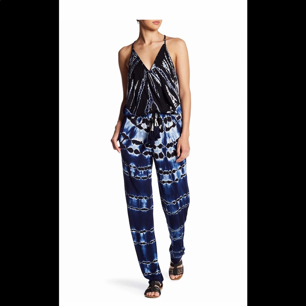 Young fabulous & broke tie dye jumpsuit